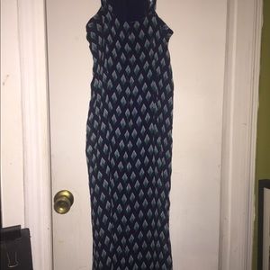 Diane Von Furstenberg Halter Maxi Dress sz 4